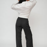 Flattering high waisted pants 