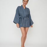 Shelley Robe - Bluestone