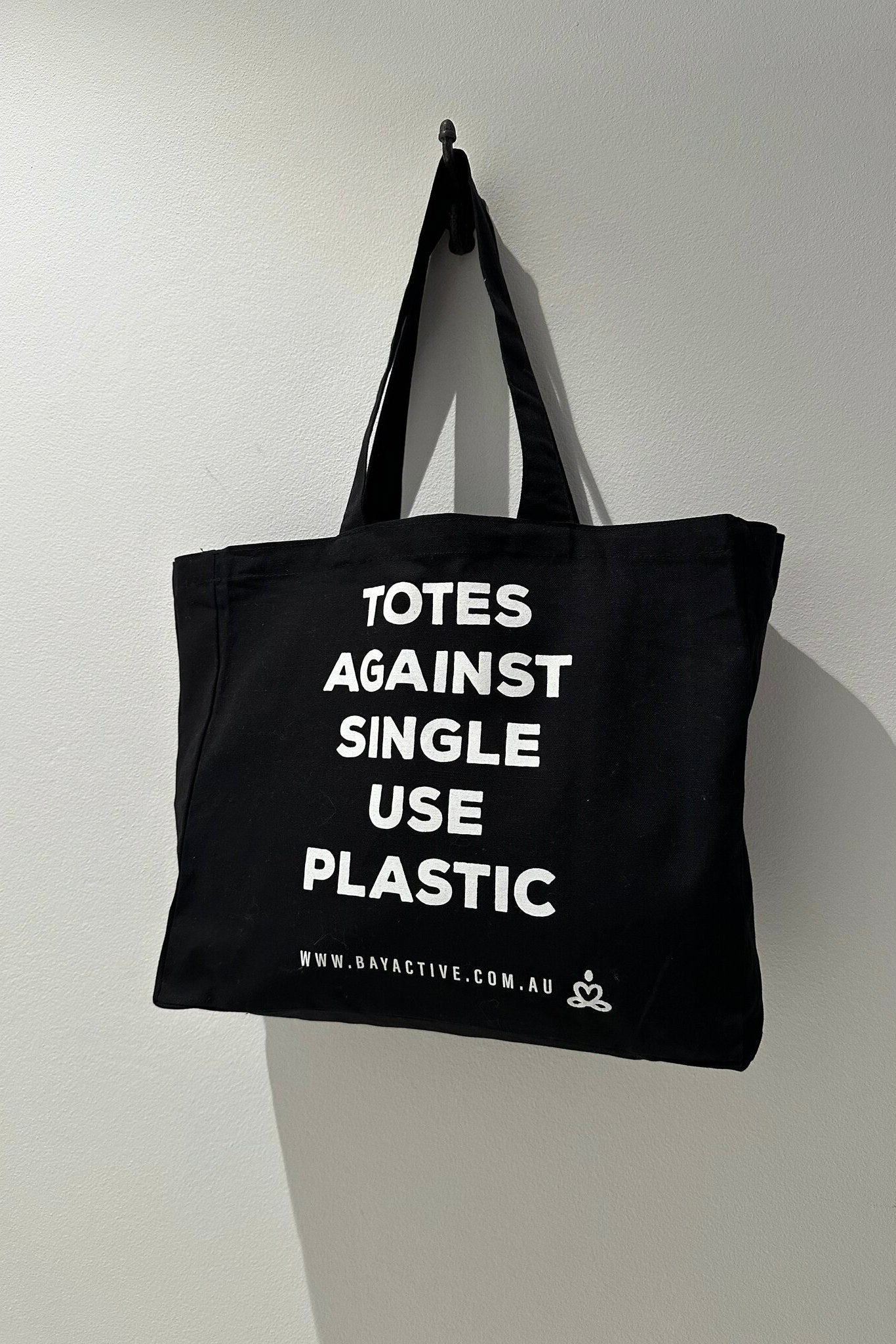 Sustainable and organic cotton. Say no to single use plastic with this tote bag.