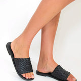 CLASSIC SLIDE WOVEN - BLACK