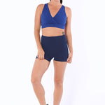 Activewear yoga shorts organic cotton